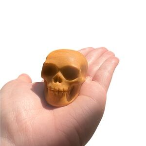 Yellow Jasper Crystal Skull